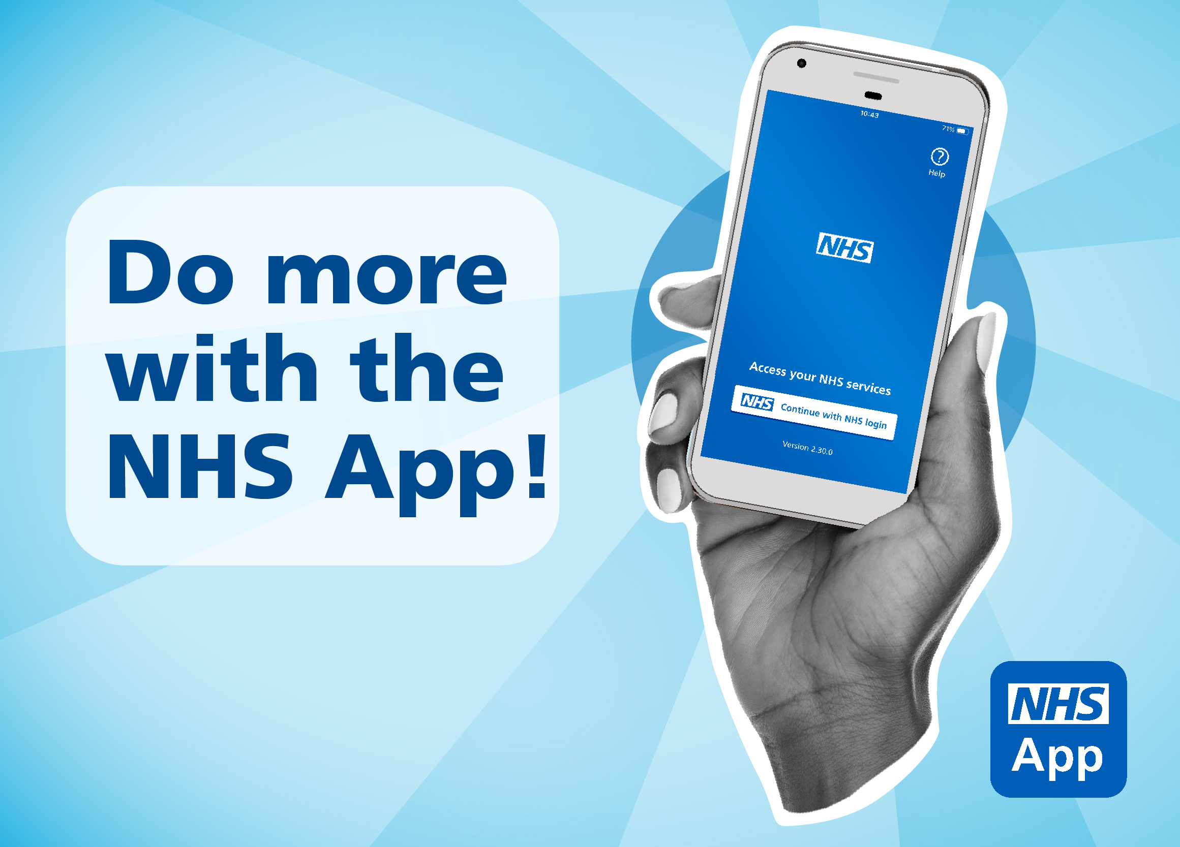 do more with the NHS app